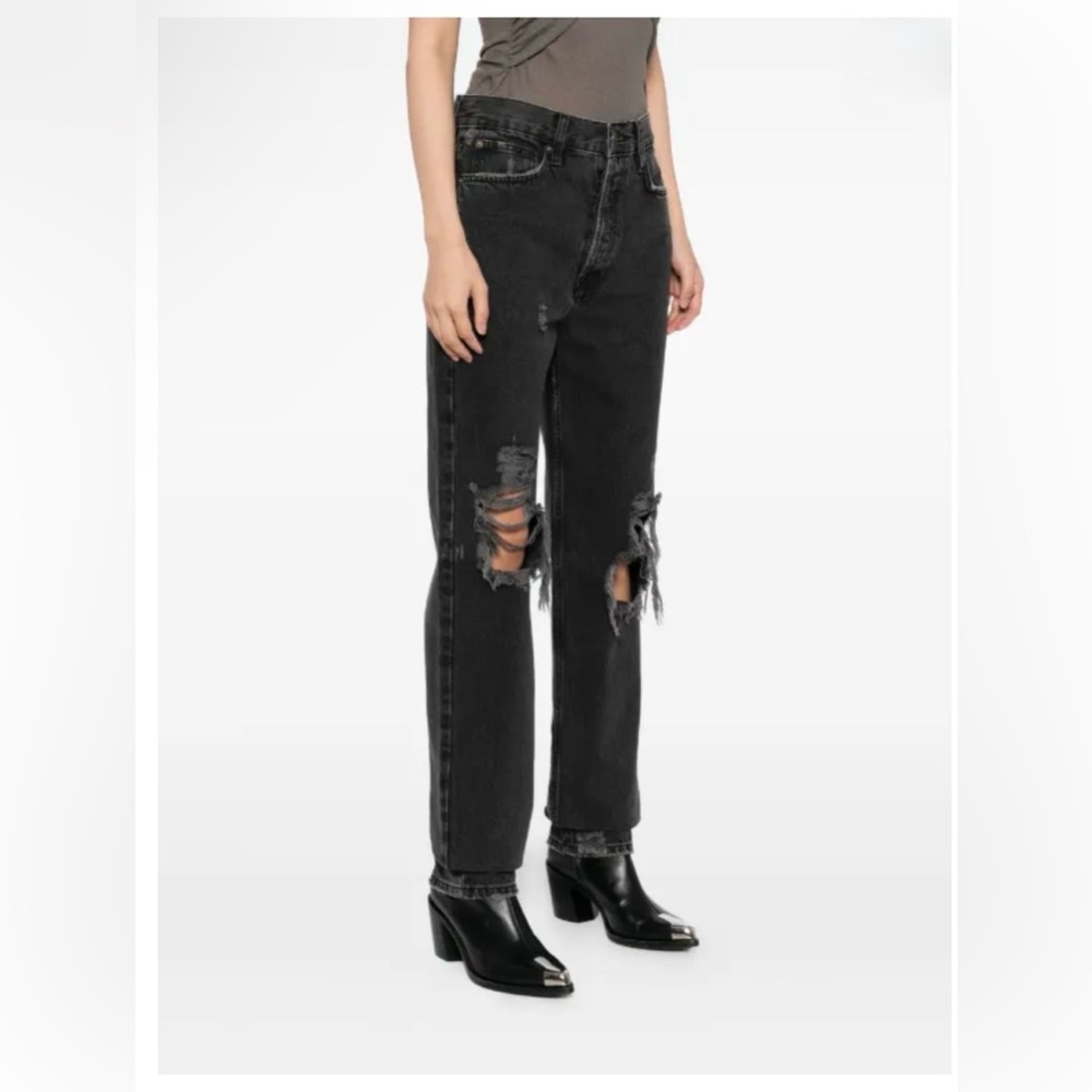 NWOT We the free! Charcoal Distressed Jeans.. Size 26 - Picture 3 of 14
